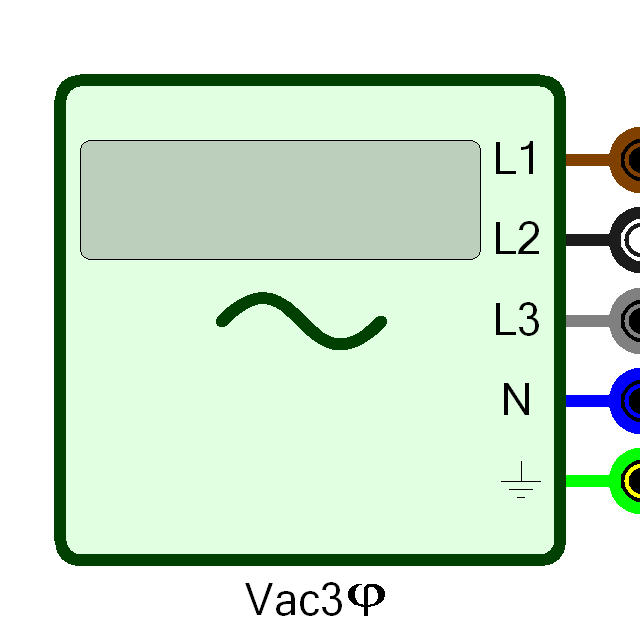 Sinusoidal Three-phase voltage source